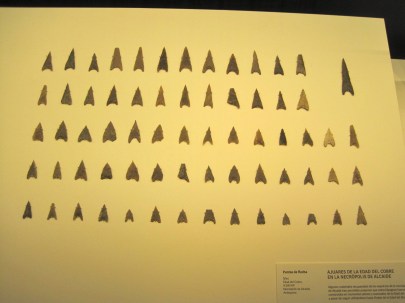 Puntas de flecha, Museo de Málaga