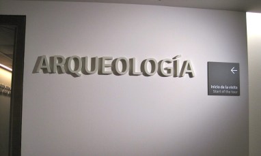 Planta Arqueología. museo de Málaga